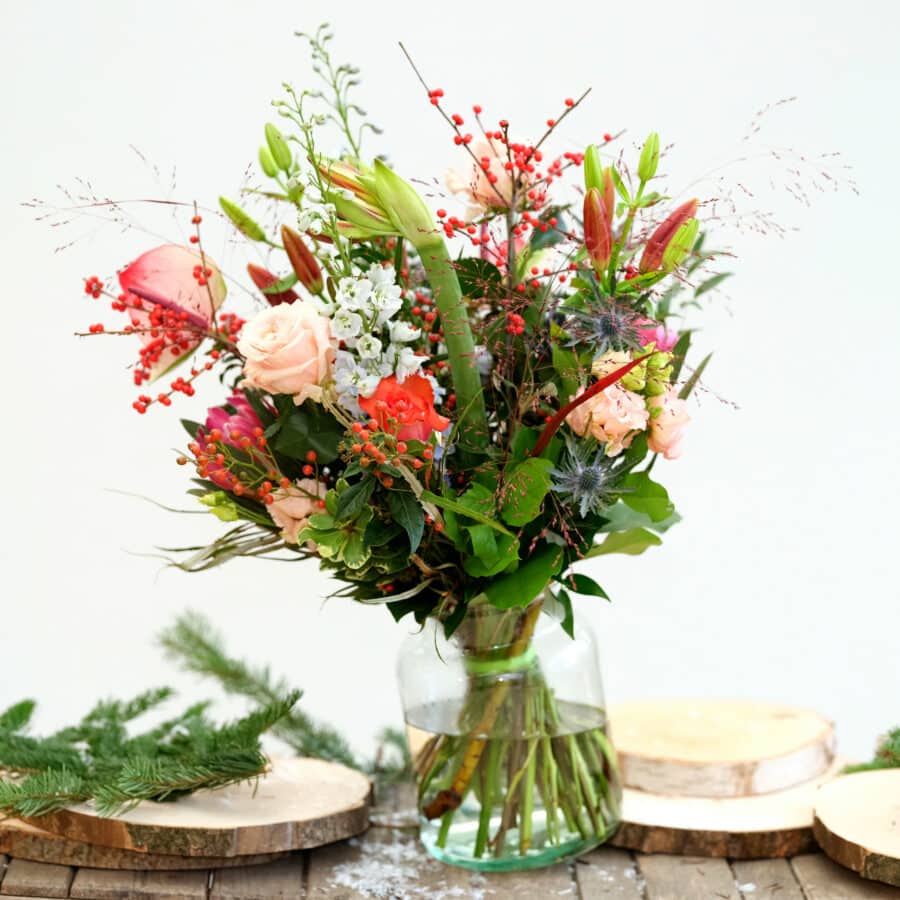 Wildboeket in vaas