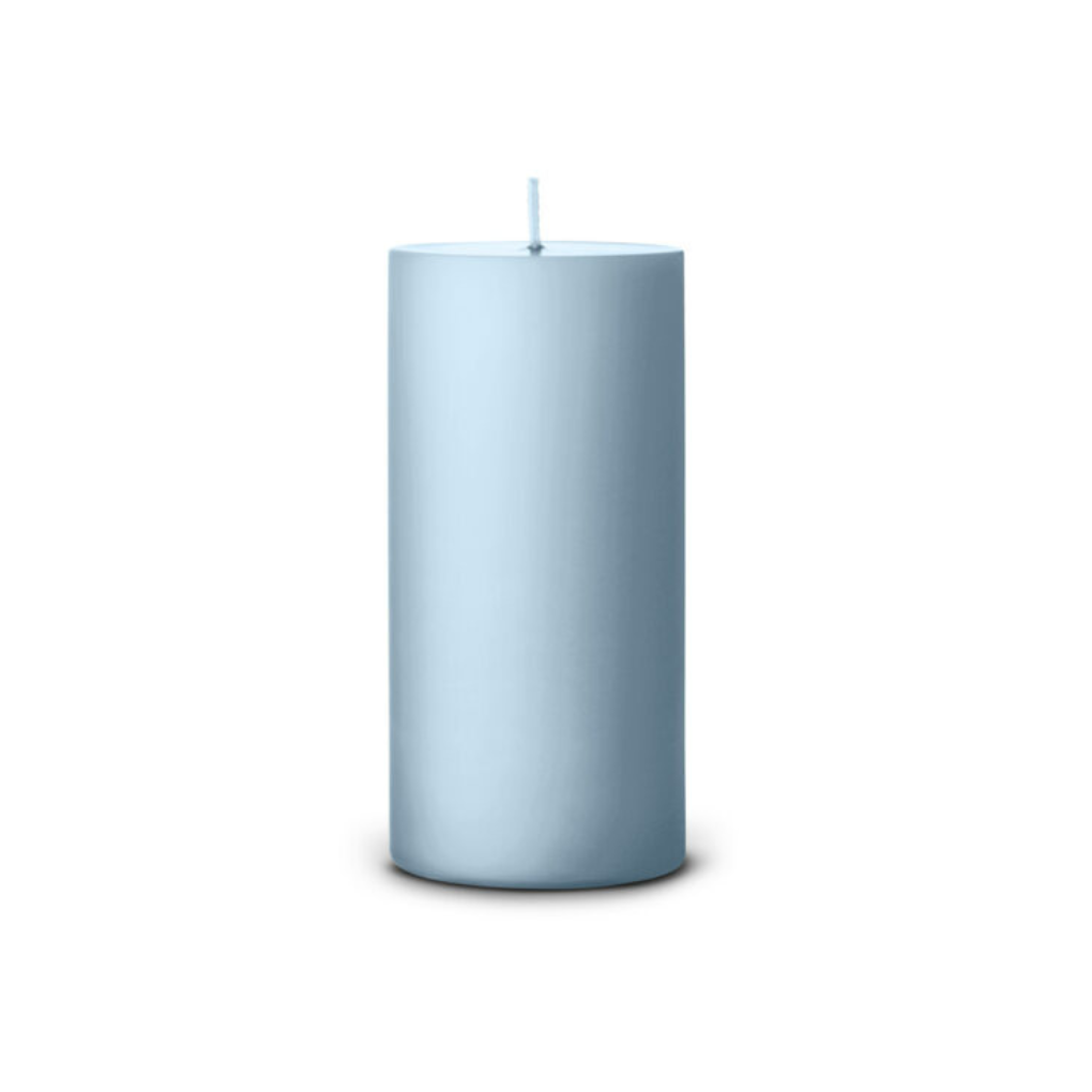 Pillar Candles Dusty Blue - Ester & Erik