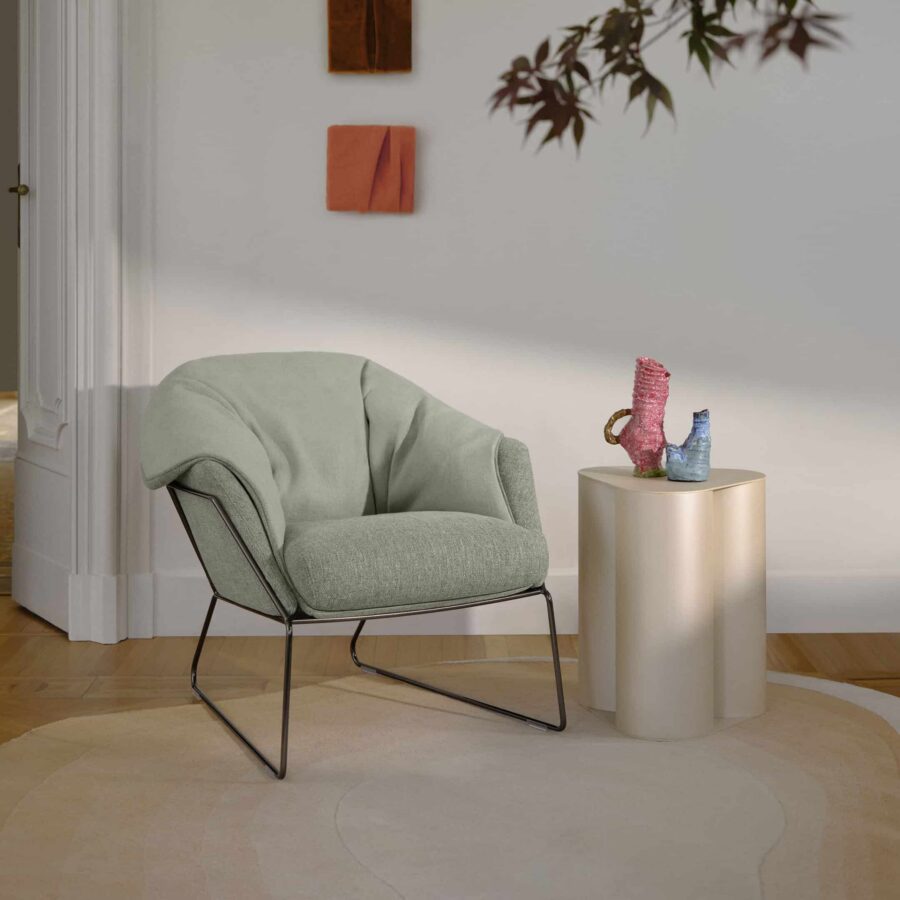 New York Curve Armchair - Saba