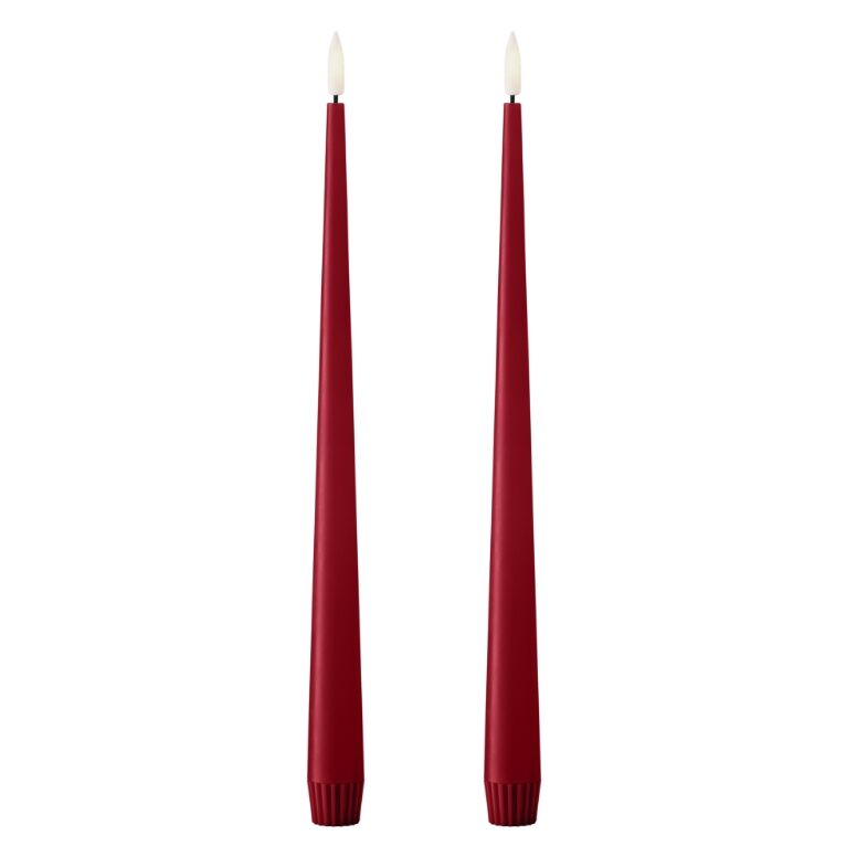 LED Taper Candles Winter Berry - Ester & Erik