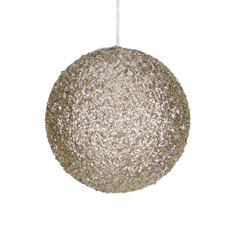 SEQ Glt Covered BALL CHAMP/GLD 15CM - Goodwill