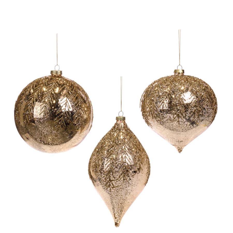 GLSS GLT Vine Top Ball ASS/3 GLD - GoodWill