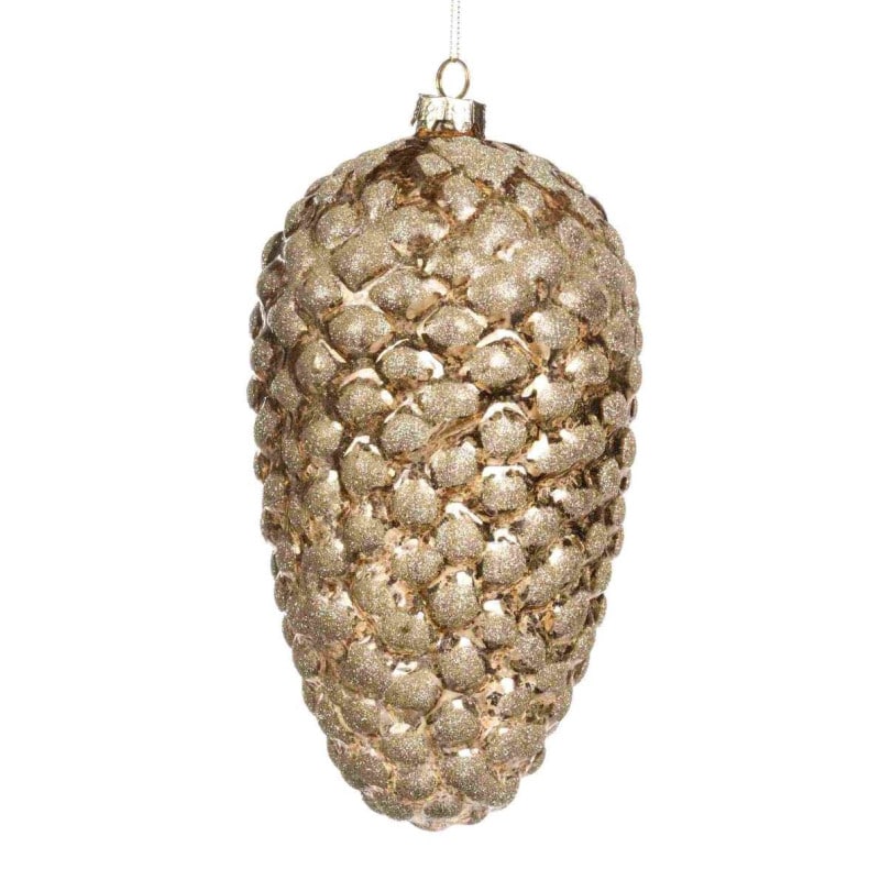 GLSS Glt Pinecone BRWN/GLD 23CM - Goodwill