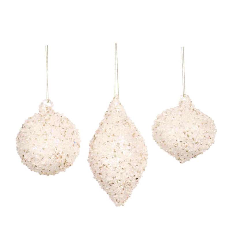 GLSS PEARL/BEAD BALLASS/3 WH 8CM - Goodwill