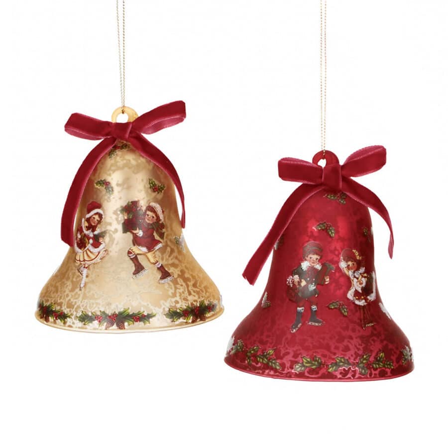 GLSS Xmas Carol Bell ASS/2 GLD/YL/RD - GoodWill