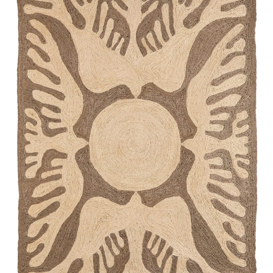 Sunbirds Rug Charcoal - Nanimarquina