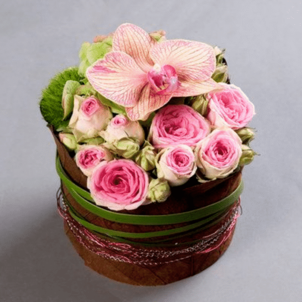Rond bloemstuk 20 cm