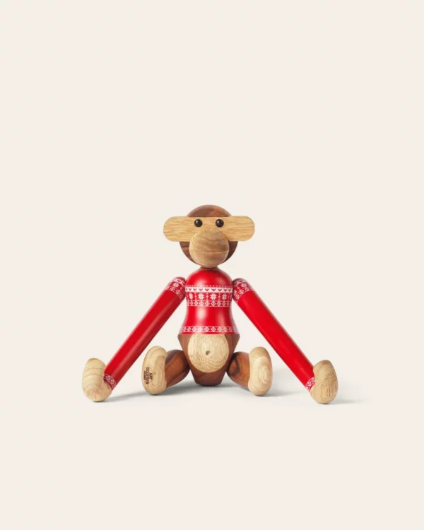 Christmas Jumper Monkey 2024 small teak/limba