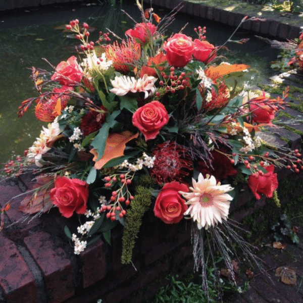 Rond bloemstuk 40 cm