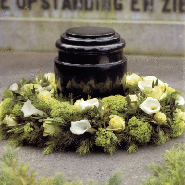 Krans voor urne 40 cm