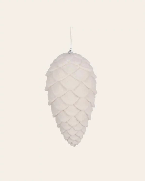 Flock Pinecone Orn CRM