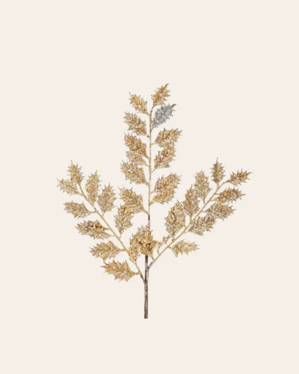 Holly leaf stem GLD/ WH