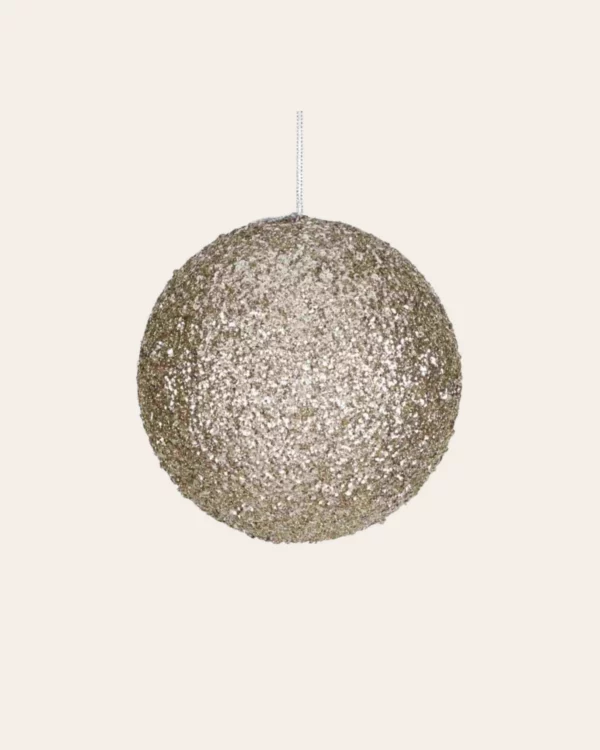 SEQ Glt Covered BALL CHAMP/GLD 15CM