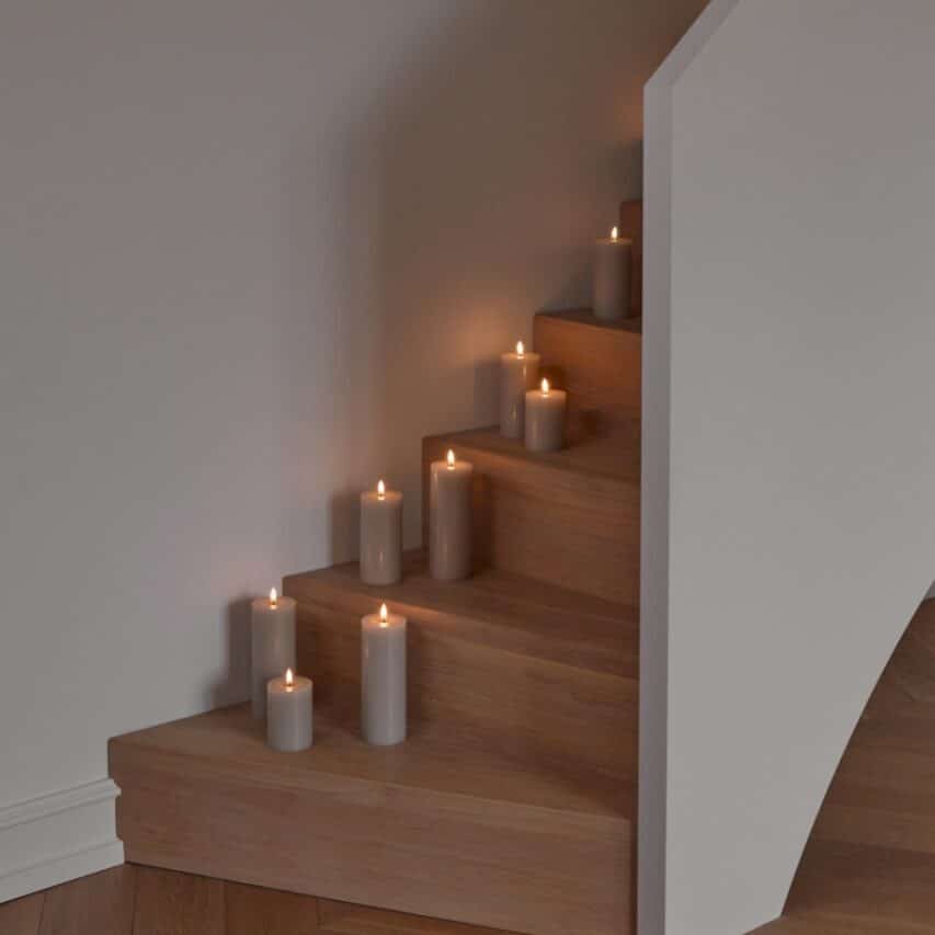 LED Pillar Candles Ice Latte – Ester & Erik