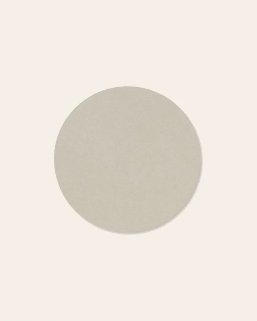 Glass Mat Circle – Leather Nupo – LindDNA