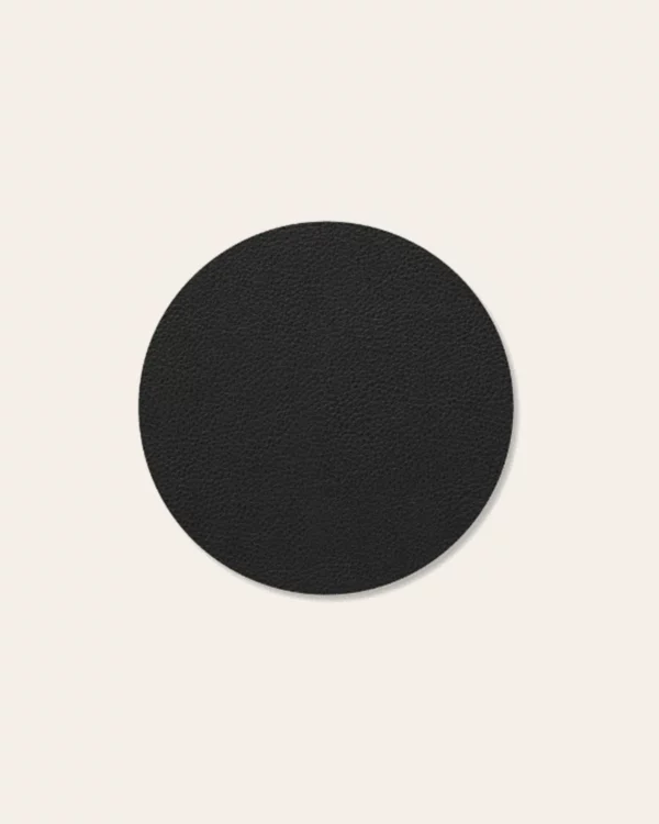 Glass Mat Circle – Leather Serene – LindDNA
