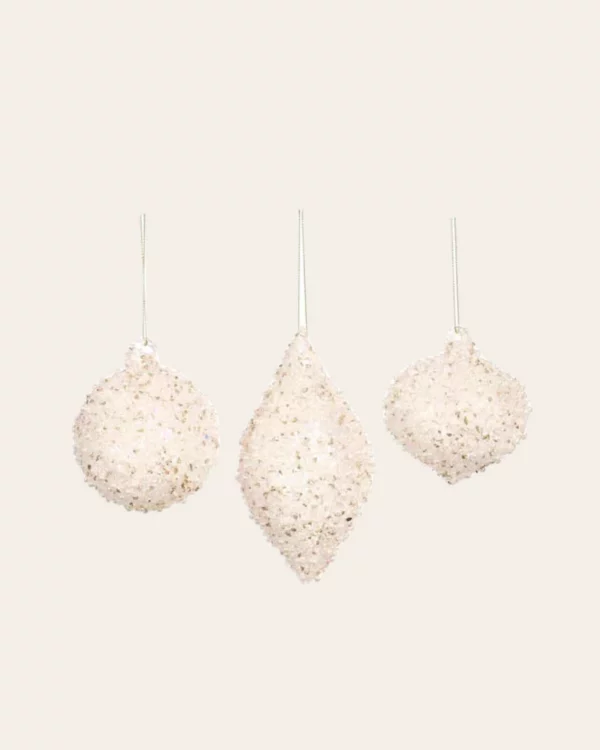 GLSS PEARL/BEAD BALLASS/3 WH 8CM