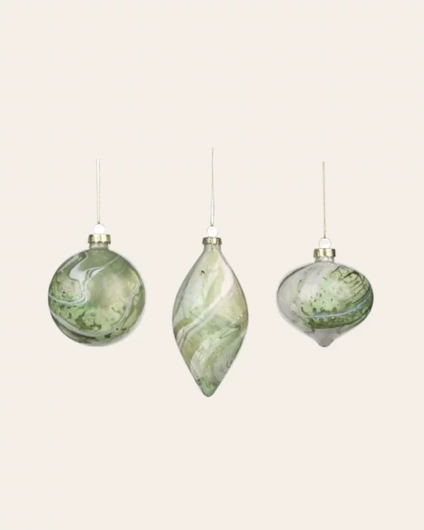 GLSS Marble ball GRN/ WH 3 pcs.