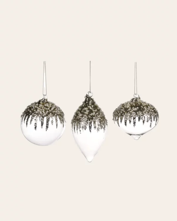 GLSS Jewel top ball GLD/CLR 3 pcs.