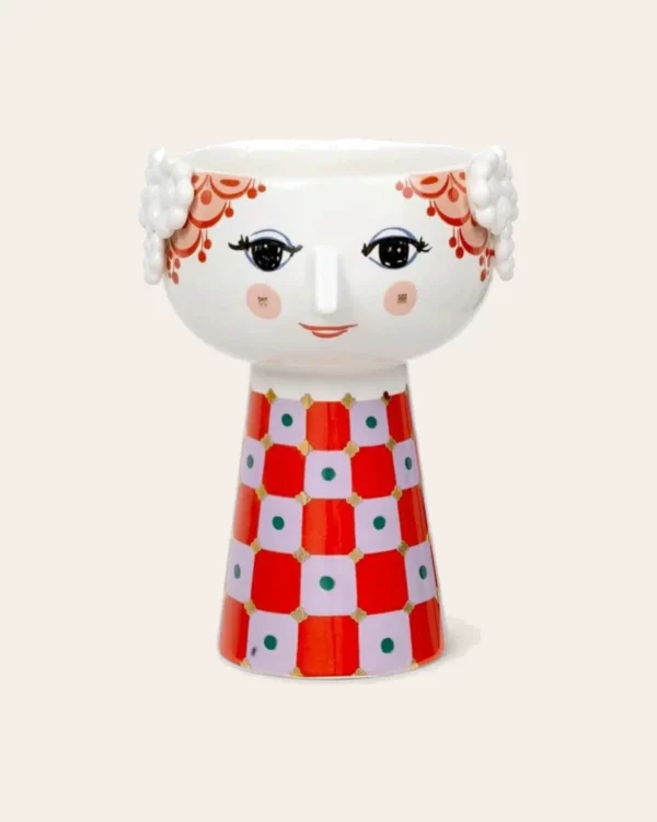 EVA Vase H15cm Red