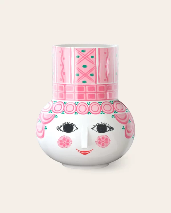 OLGA Vase H15cm Pink