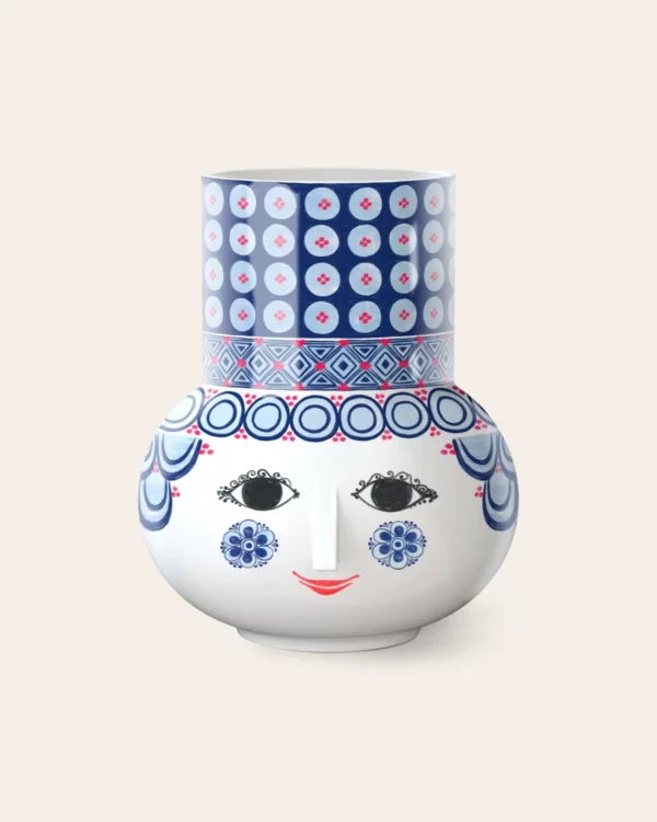 OLGA Vase H20cm Blue