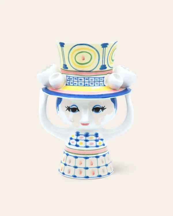 LADY WITH HAT Vase H20,5cm