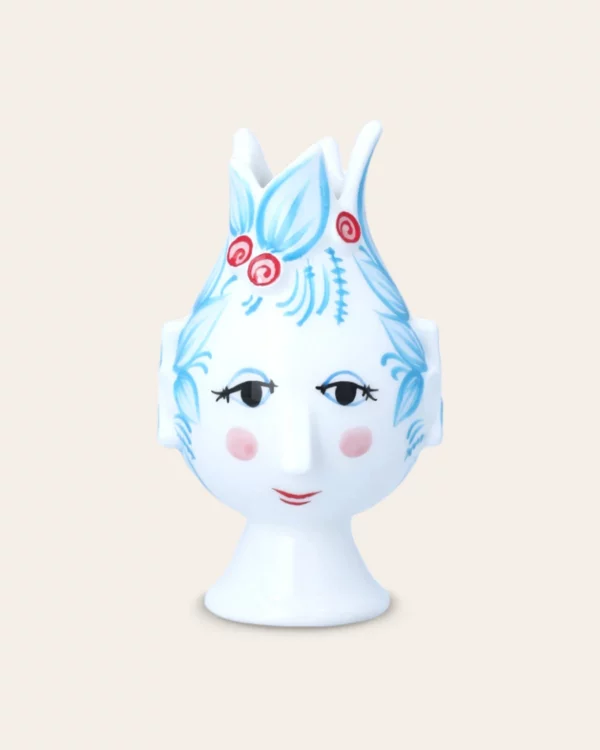 TITANIA Candle holder H11,5cm Light Blue