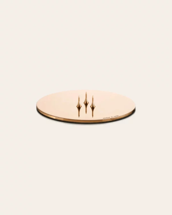 Candle Plate Shiny / Rose Gold – Ester & Erik