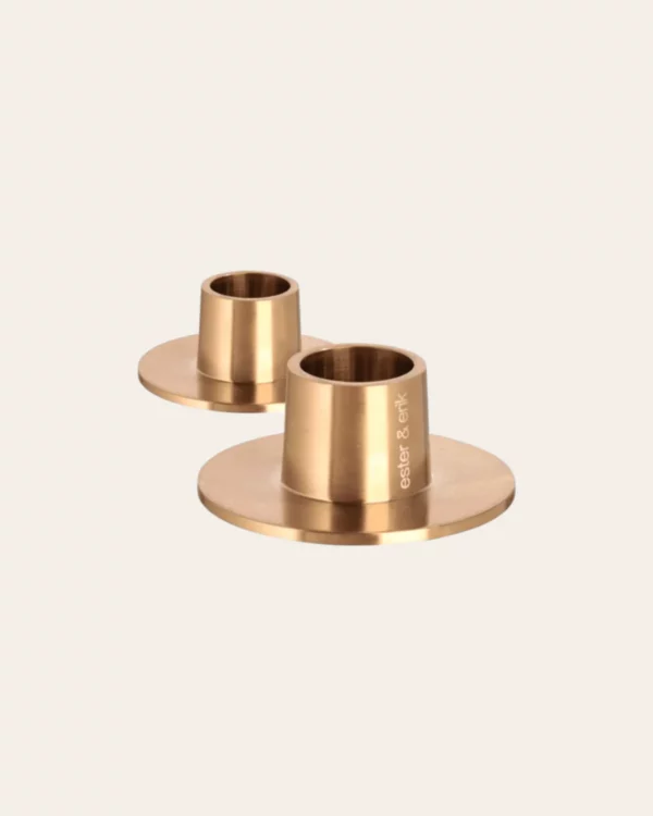 Candleholder Matt / Rose Gold 2pcs. – Ester & Erik