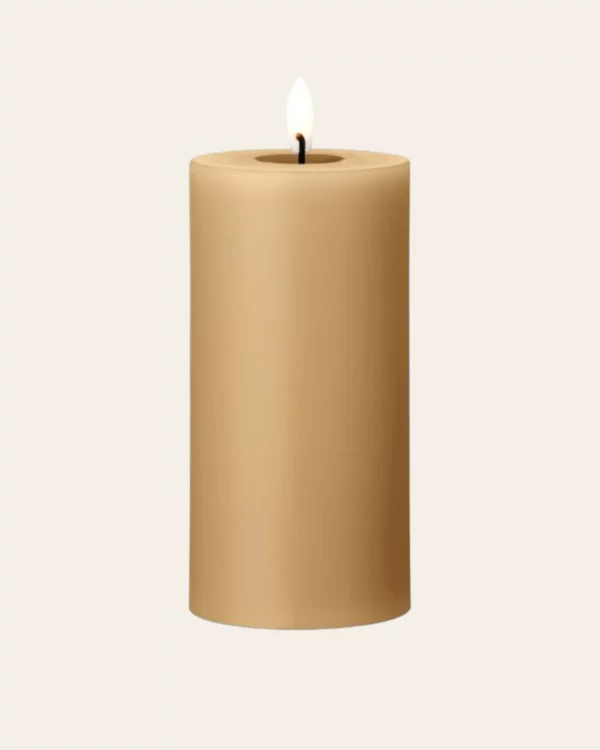 LED Pillar Candles Almond Butter – Ester & Erik