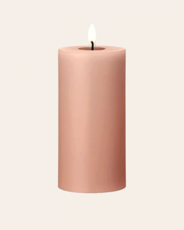 LED Pillar Candles Rosy Caramel – Ester & Erik