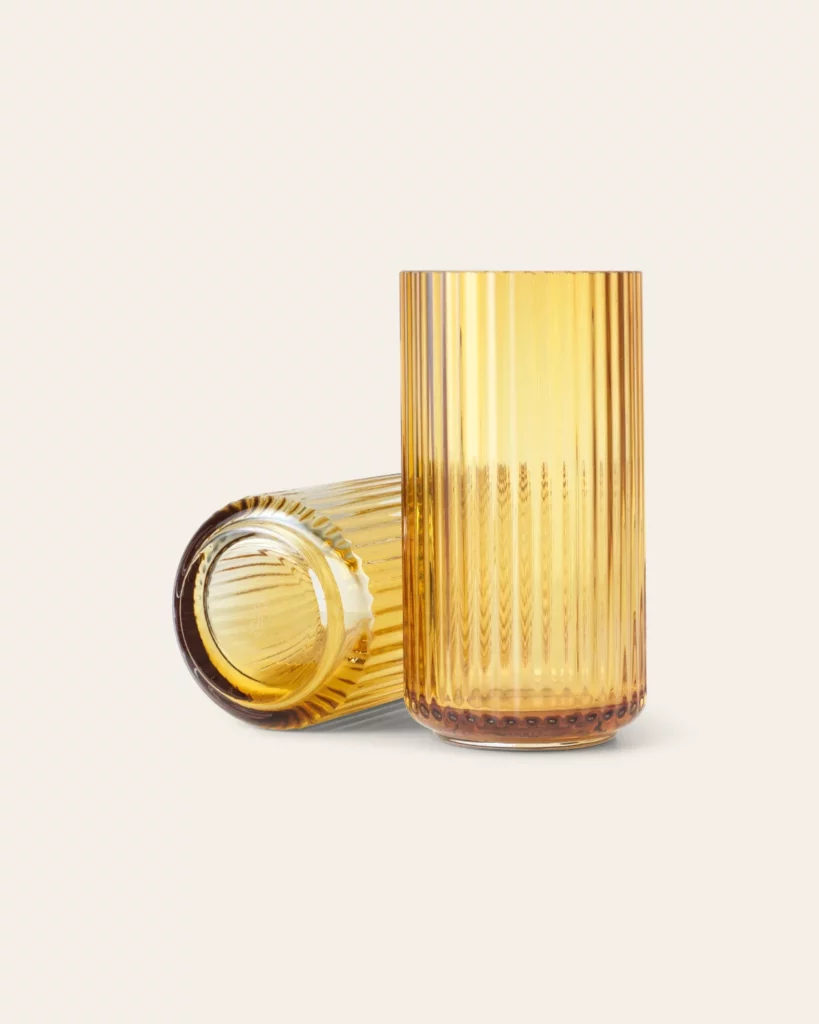 Lyngby Vase Amber