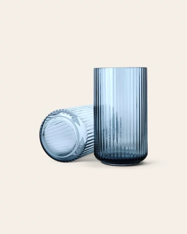 Lyngby Vase Midnight Blue