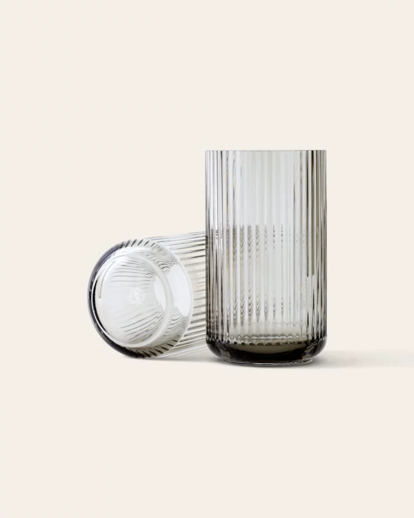 Lyngby Vase Smoke