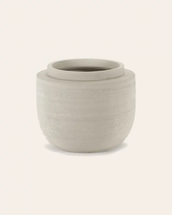 Plantenpot S beige Volumes – Piet Boon