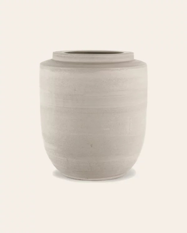 Plantenpot XL beige Volumes – Piet Boon